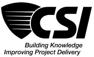 CSI BUILDING KNOWLEDGE IMPROVING PROJECT DELIVERY