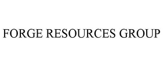 FORGE RESOURCES GROUP