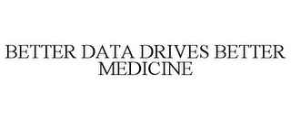 BETTER DATA DRIVES BETTER MEDICINE