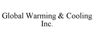 GLOBAL WARMING & COOLING INC.