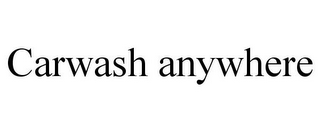 CARWASH ANYWHERE