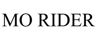 MO RIDER