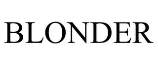 BLONDER
