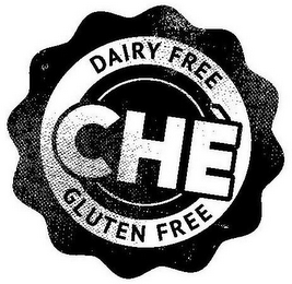 DAIRY FREE CHÈ GLUTEN FREE