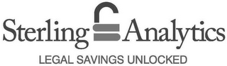 STERLING ANALYTICS LEGAL SAVINGS UNLOCKED