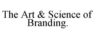 THE ART & SCIENCE OF BRANDING.