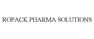 ROPACK PHARMA SOLUTIONS