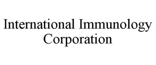 INTERNATIONAL IMMUNOLOGY CORPORATION