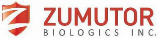 Z ZUMUTOR BIOLOGICS INC.