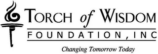 TORCH OF WISDOM FOUNDATION, INC CHANGING TOMORROW TODAY