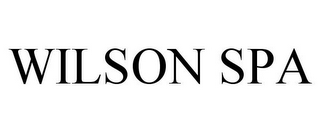 WILSON SPA