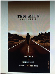 TEN MILE CALIFORNIA VINTAGE 002004 PROPRIETARY RED WINE