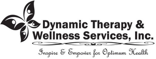 DYNAMIC THERAPY & WELLNESS SERVICES, INC. INSPIRE & EMPOWER FOR OPTIMUM HEALTH