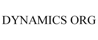 DYNAMICS ORG