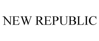 NEW REPUBLIC