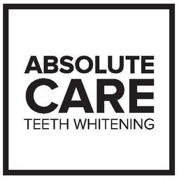 ABSOLUTE CARE TEETH WHITENING