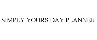 SIMPLY YOURS DAY PLANNER