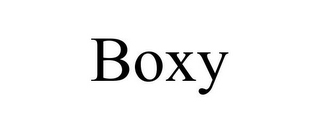 BOXY