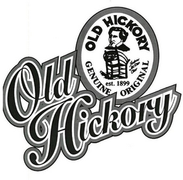 OLD HICKORY GENUINE ORIGINAL ANDREW JACKSON CHAIR EST. 1899 OLD HICKORY