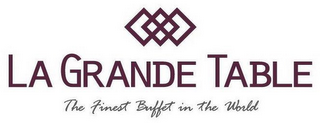 LA GRANDE TABLE THE FINEST BUFFET IN THE WORLD