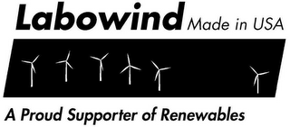 LABOWIND MADE IN USA A PROUD SUPPORTER OF RENEWABLES