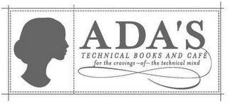 ADA'S TECHNICAL BOOKS AND CAFÉ FOR THE CRAVINGS - OF - THE TECHNICAL MIND