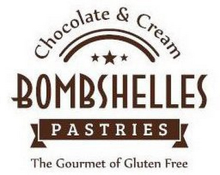 CHOCOLATE & CREAM BOMBSHELLES PASTRIES THE GOURMET OF GLUTEN FREE