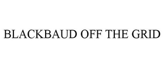 BLACKBAUD OFF THE GRID