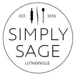 EST. 2016 SIMPLY SAGE LUTHERVILLE