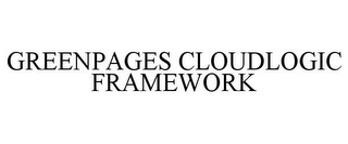 GREENPAGES CLOUDLOGIC FRAMEWORK