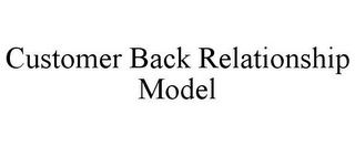 CUSTOMER BACK RELATIONSHIP MODEL