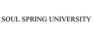 SOUL SPRING UNIVERSITY