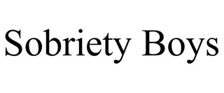 SOBRIETY BOYS