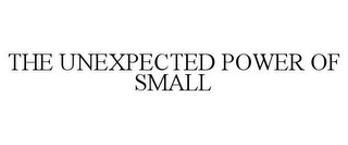 THE UNEXPECTED POWER OF SMALL