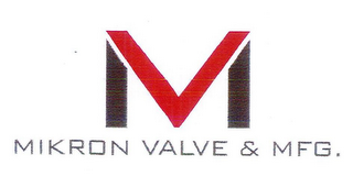 M MIKRON VALVE & MFG.