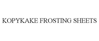 KOPYKAKE FROSTING SHEETS