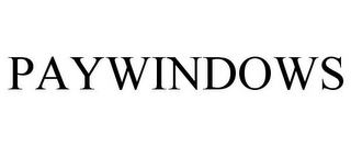 PAYWINDOWS