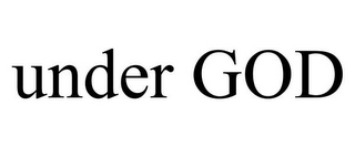 UNDER GOD