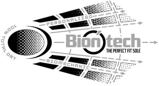 100% TOTAL DRY PERSONALIZED BIONTECH THE PERFECT FIT SOLE BIOMECHANIC