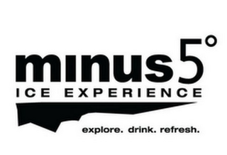 MINUS5° ICE EXPERIENCE EXPLORE. DRINK. REFRESH.