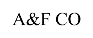 A&F CO