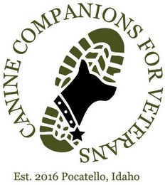 CANINE COMPANIONS FOR VETERANS EST. 2016 POCATELLO, IDAHO