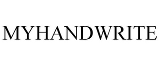 MYHANDWRITE