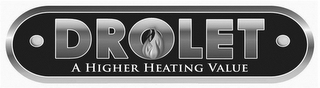 DROLET A HIGHER HEATING VALUE