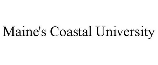 MAINE'S COASTAL UNIVERSITY