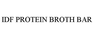 IDF PROTEIN BROTH BAR