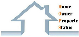 HOME OWNER PROPERTY STATUS