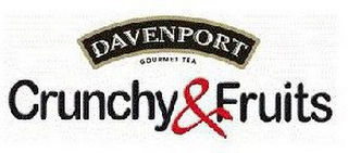 DAVENPORT GOURMET TEA CRUNCHY & FRUITS