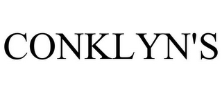 CONKLYN'S