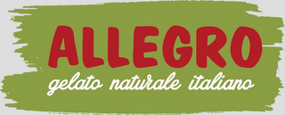 ALLEGRO GELATO NATURALE ITALIANO